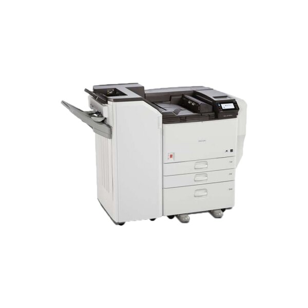 Ricoh Aficio SP C831DN, generalüberholter Farblaserdrucker mit 3.PF, Finisher