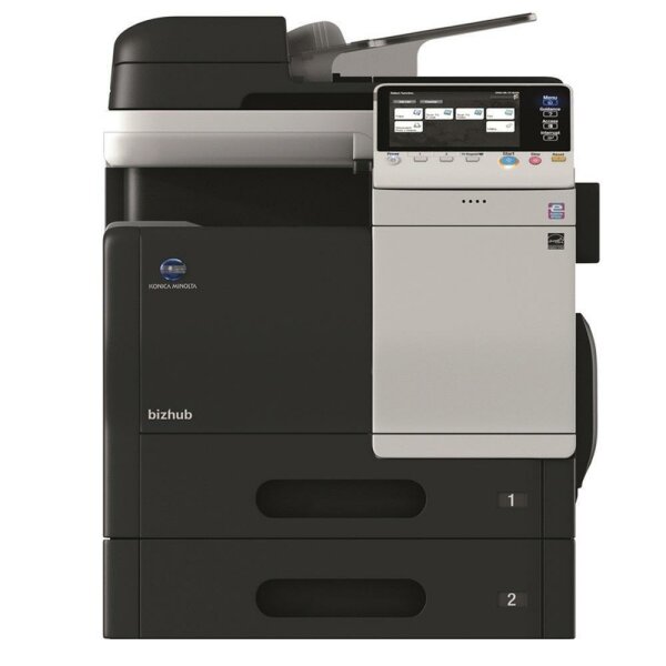 Konica Minolta bizhub C3851, gebrauchtes Multifunktionsgerät 42.978 Blatt gedruckt mit PF-P13, Faxkarte
