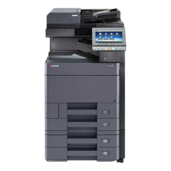 Kyocera Taskalfa 3252ci gebrauchter Kopierer 150.680 Blatt gedruckt mit 4.PF, DP-7100, Faxkarte Toner Sw, C, G NEU Trommel M NEU