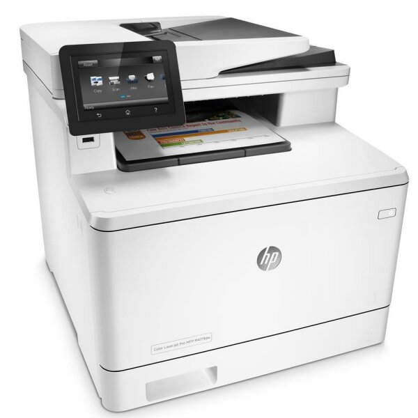 HP Color LaserJet Pro MFP M477fdn Multifunktionsdrucker  41.306 Blatt gedruckt Alle Toner NEU