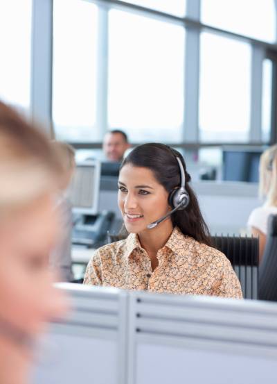 Support-Mitarbeiterin